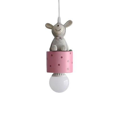 Memphis Dreamy Small Animal Colorful Pendant Light for Nursery