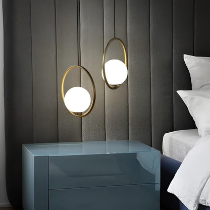 Mid-Century Modern Mila Loop Sphere Pendant Light