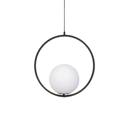 Mid-Century Modern Mila Loop Sphere Pendant Light