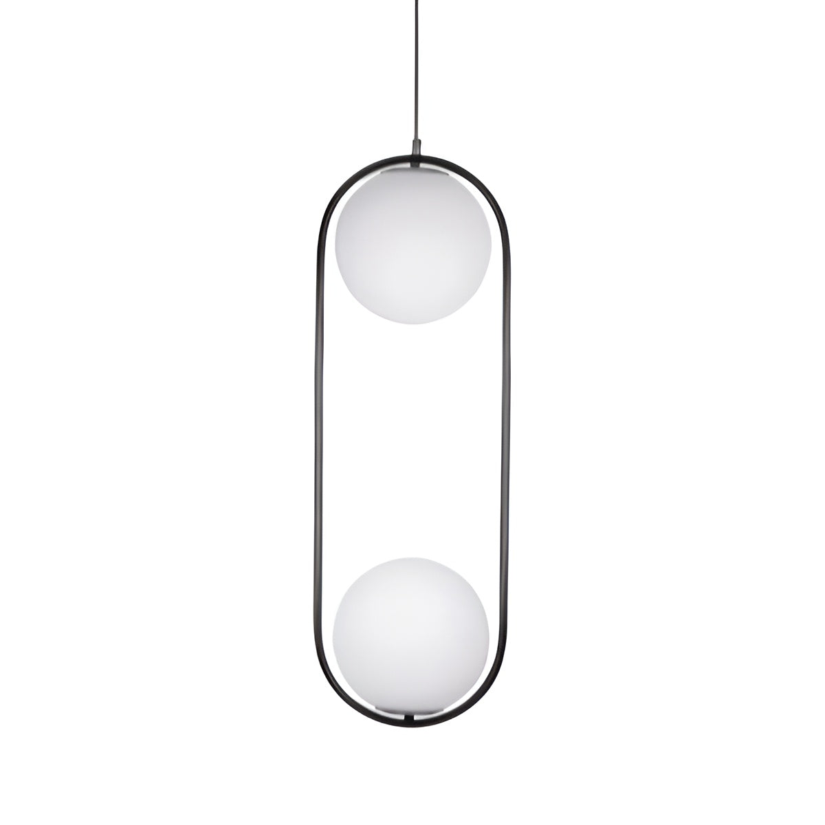 Mid-Century Modern Mila Loop Sphere Pendant Light