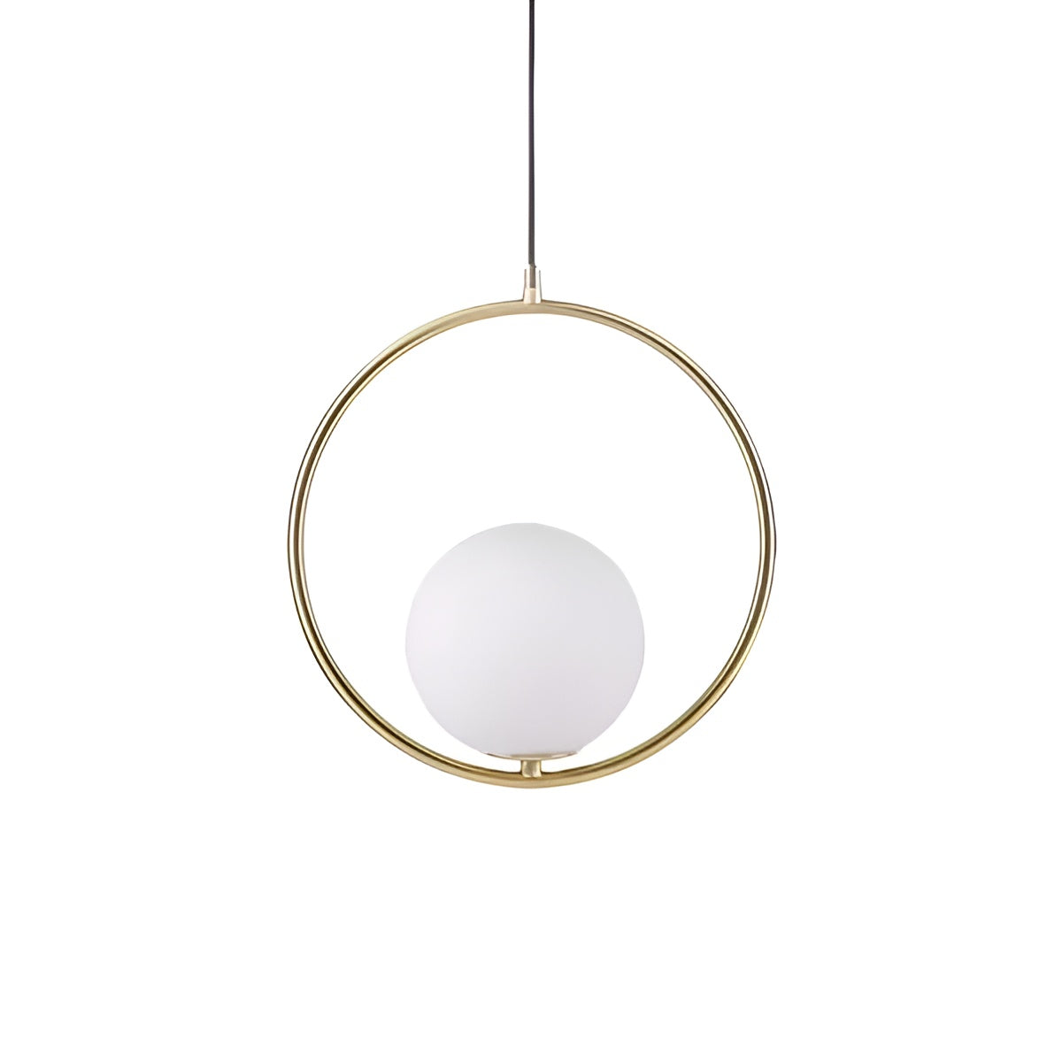 Mid-Century Modern Mila Loop Sphere Pendant Light