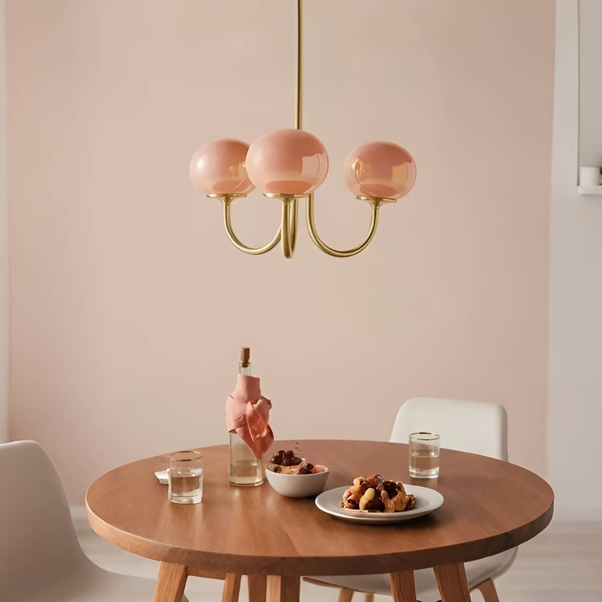 Mid Century Modern 3 Lights Chandelier for Dining Room