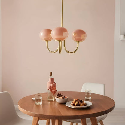 Mid Century Modern 3 Lights Chandelier for Dining Room