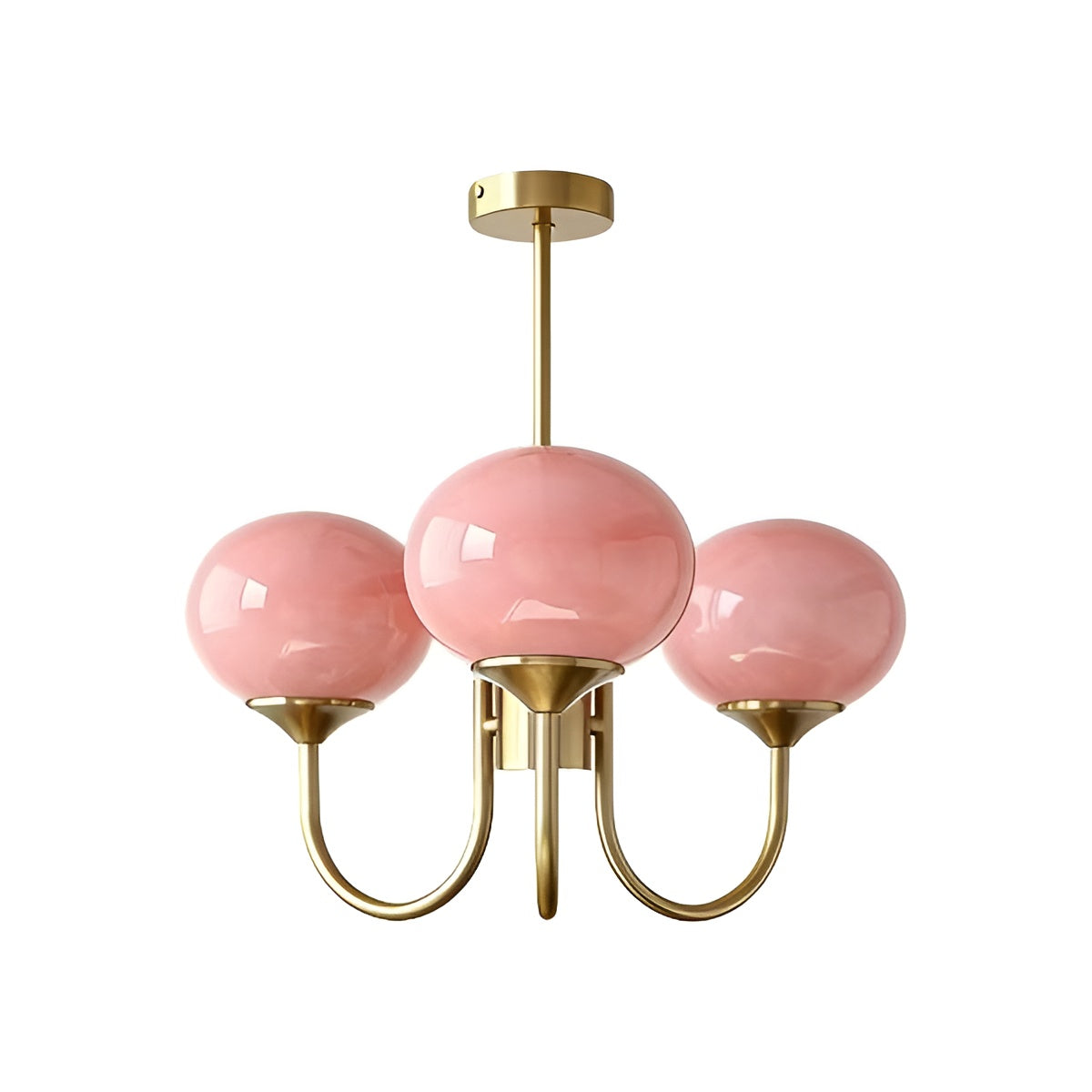 Mid Century Modern 3 Lights Chandelier for Dining Room