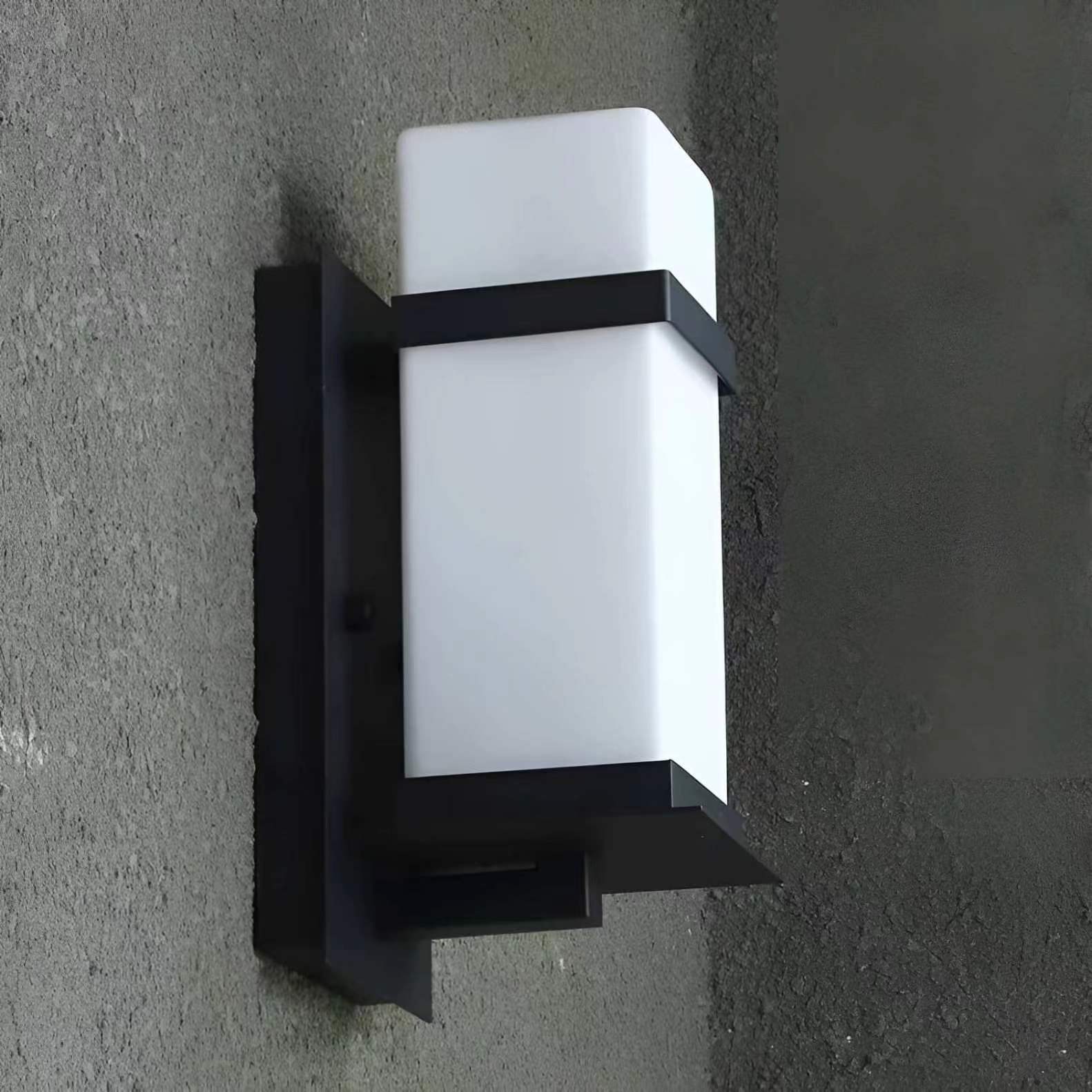 Mid Century Modern Geometric Outdoor Wall Light