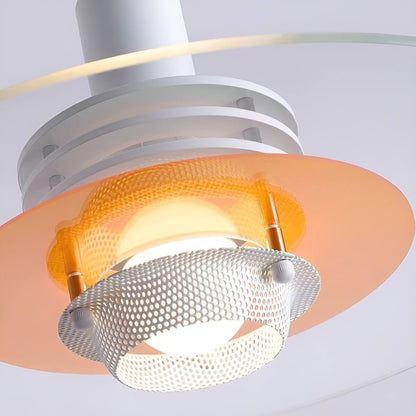 Minimalist Glass Disc Bauhaus Modern Pendant Light for Living Room