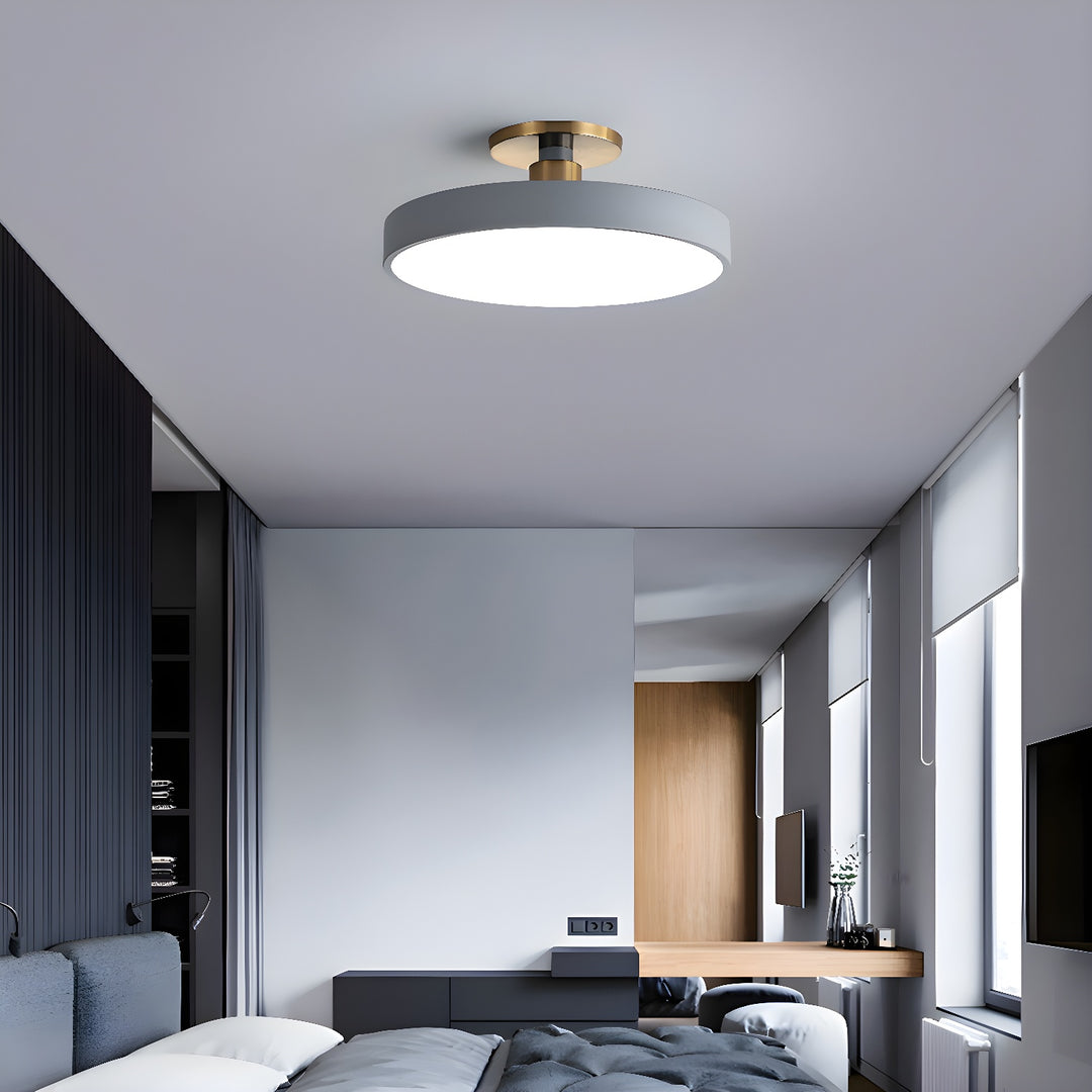 Minimalist Macaron Circular LED Ceiling Light