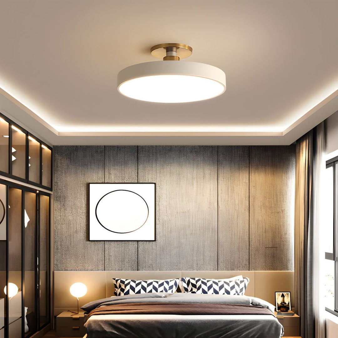 Minimalist Macaron Circular LED Ceiling Light