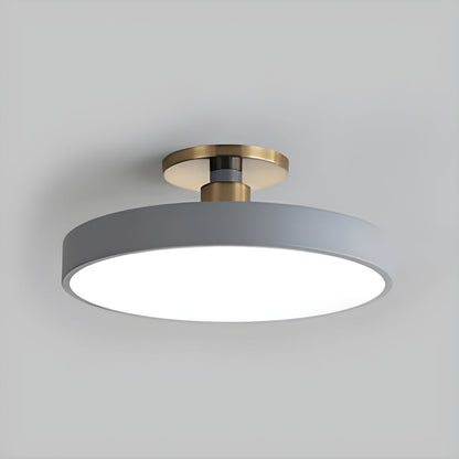 Minimalist Macaron Circular LED Ceiling Light