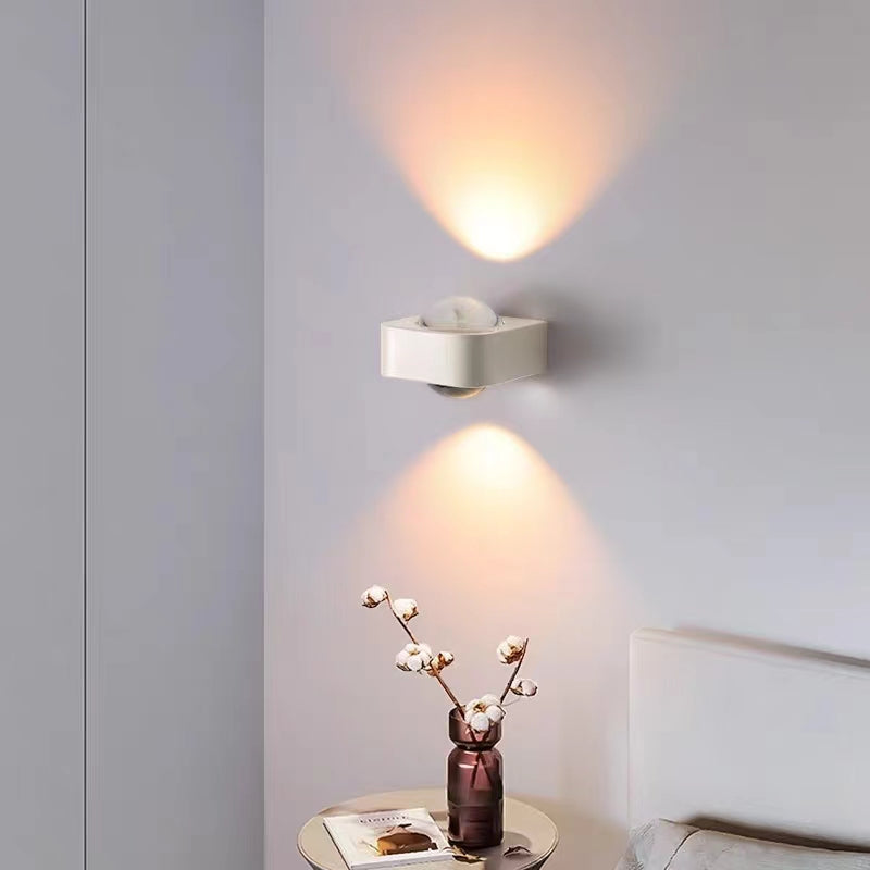 Minimalist Square Up Down LED Wall Light