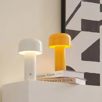 Minimalist Mushroom LED Rechargeable Table Lamp