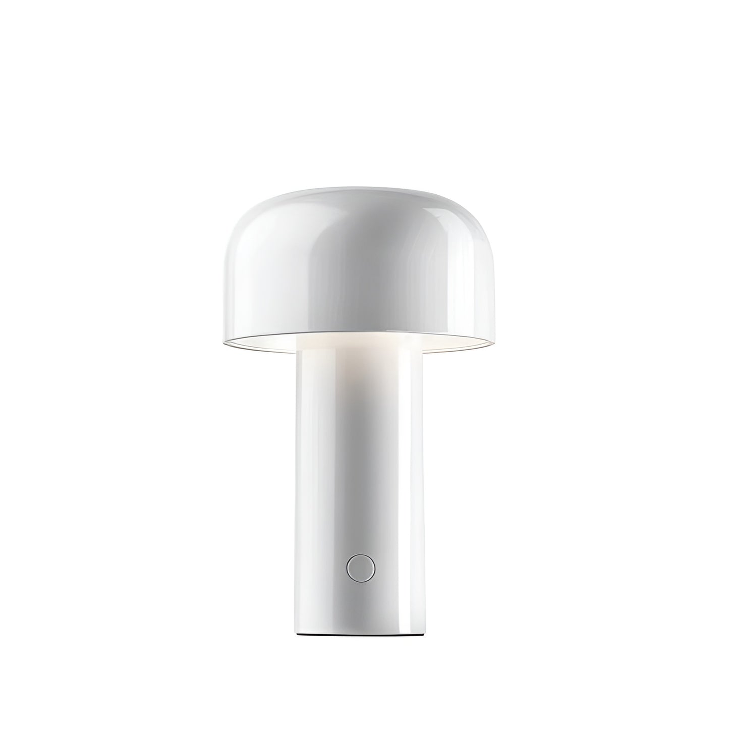 Minimalist Mushroom LED Rechargeable White Table Lamp