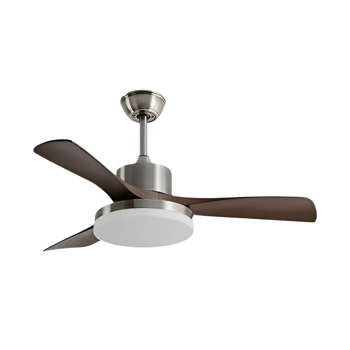 Minimalist Vintage Ceiling Fan for Bedroom with LED Light