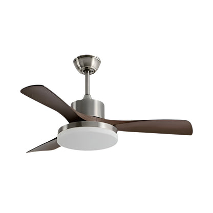 Minimalist Vintage Ceiling Fan for Bedroom with LED Light
