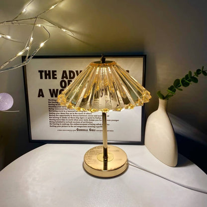 Modern Ambient Crystal Bedside Lamp