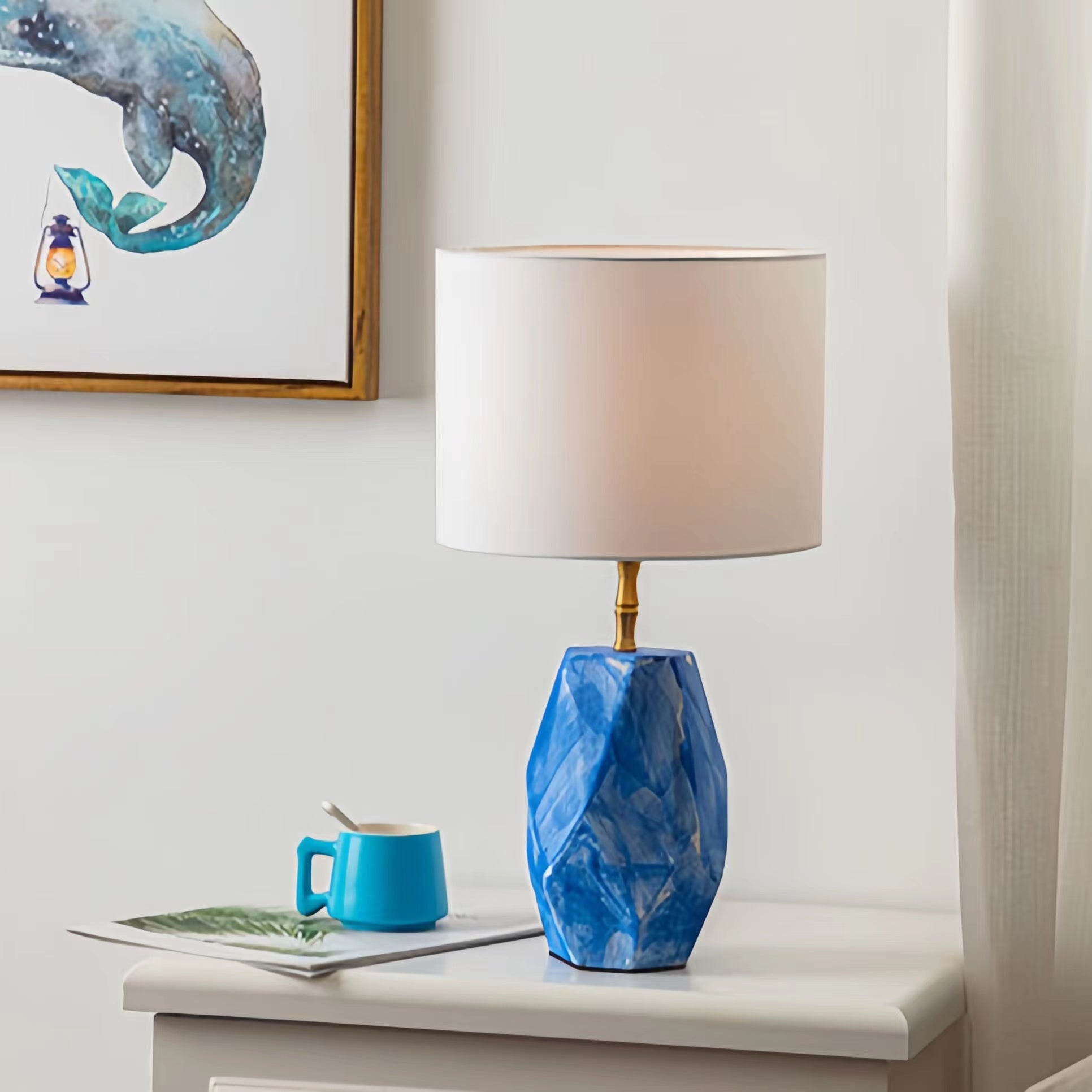 Modern Art Deco Ceramal Table Lamp