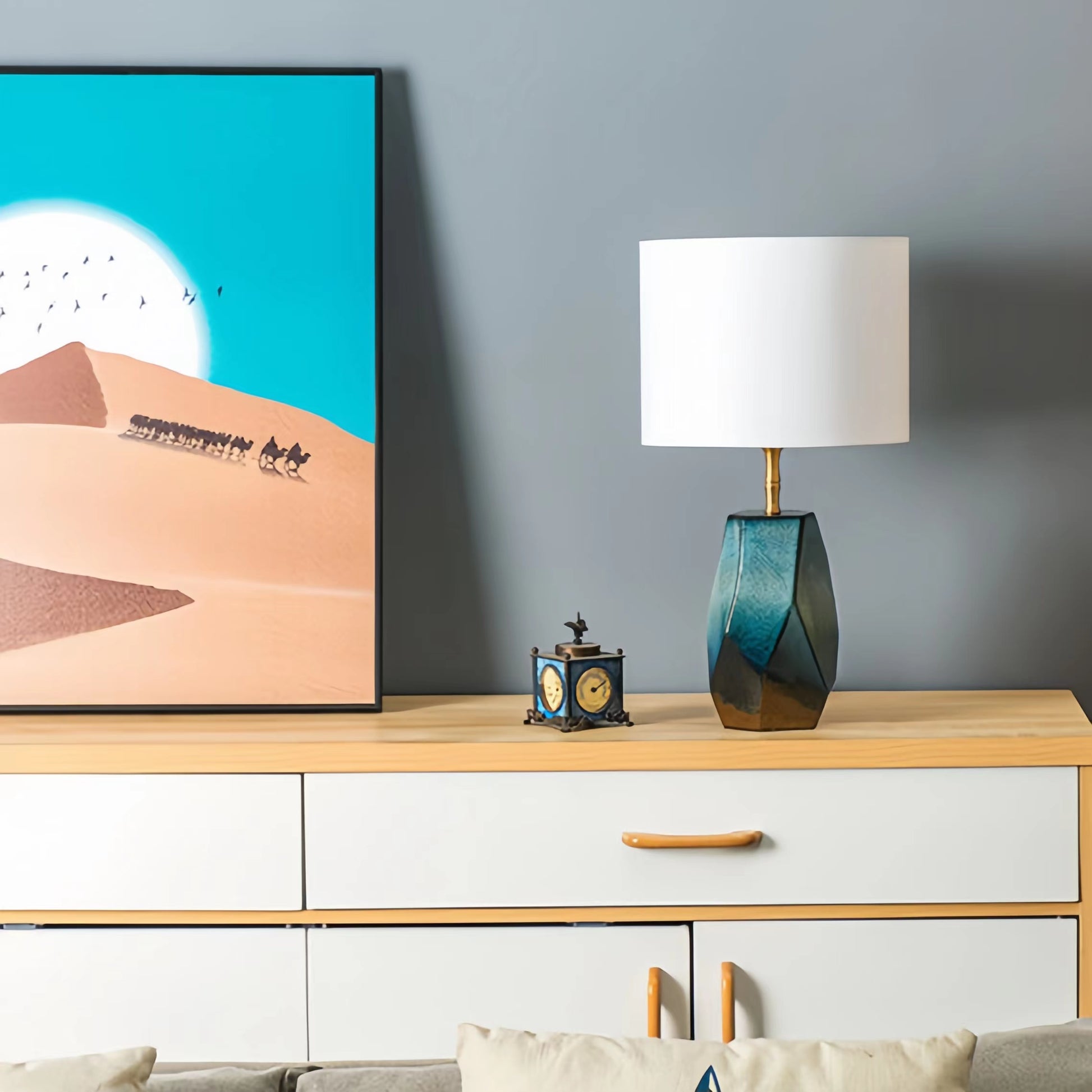 Modern Art Deco Ceramic Table Lamp