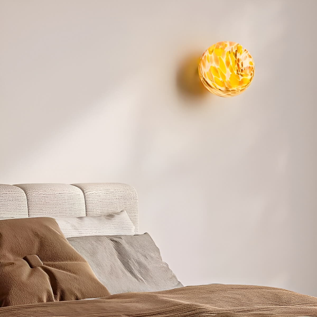 Modern Art Stained Glass Wall Light for Nursery