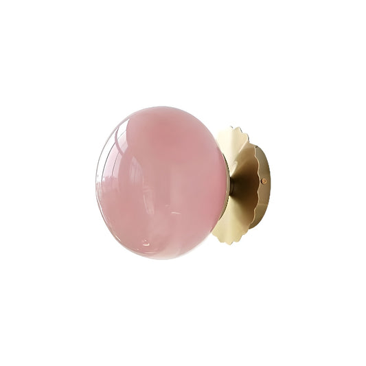 Modern Bauhaus Globe Glass Wall Light