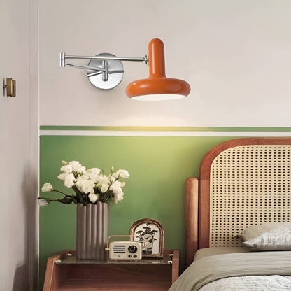 Modern Bedside Reading Wall Light with Extendable Arm