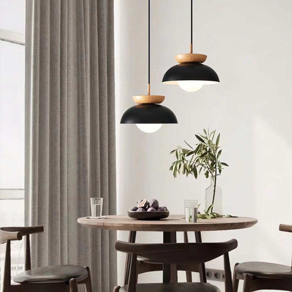 Modern Bowl Shaped Metal Pendant Light