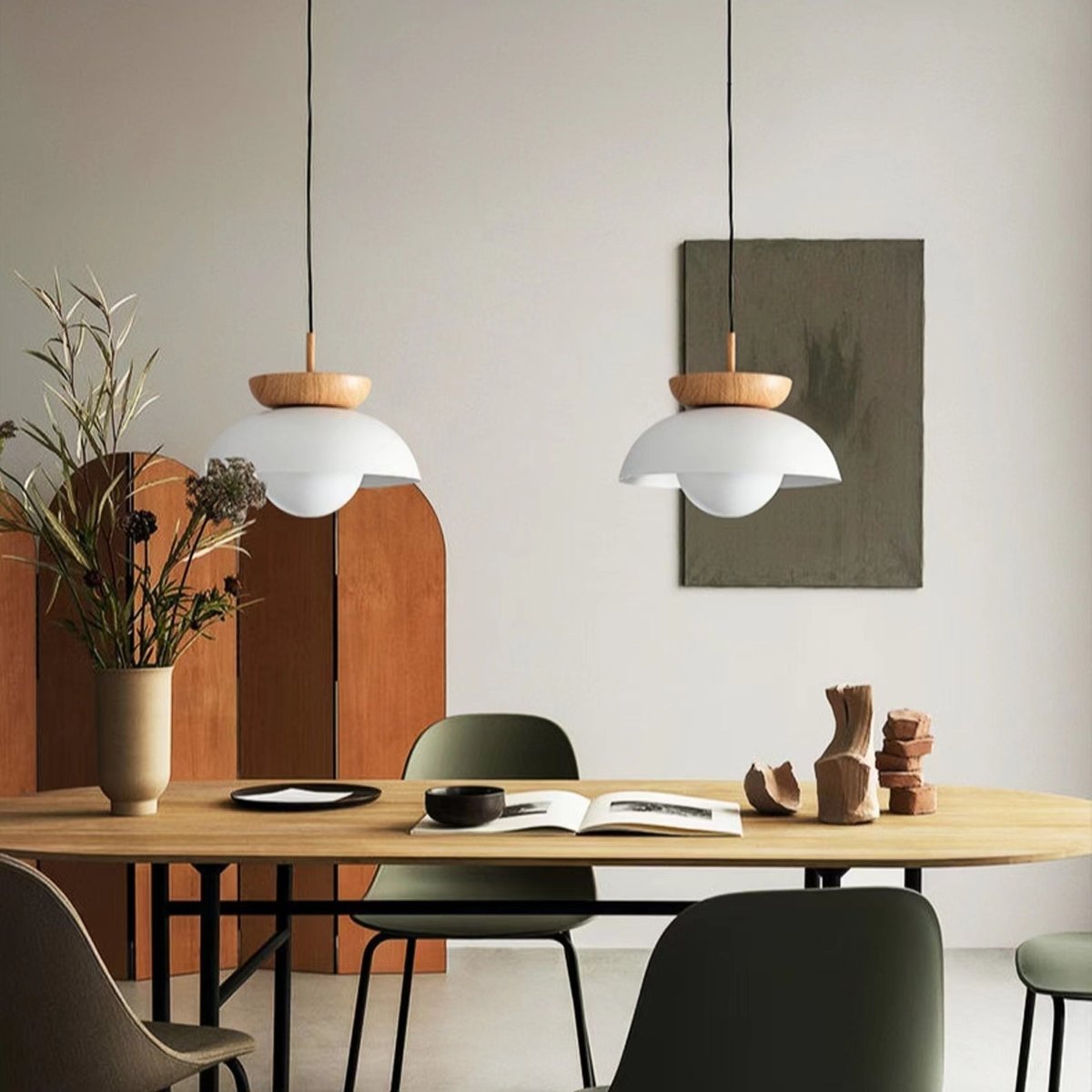 Modern Bowl Shaped Metal Pendant Light