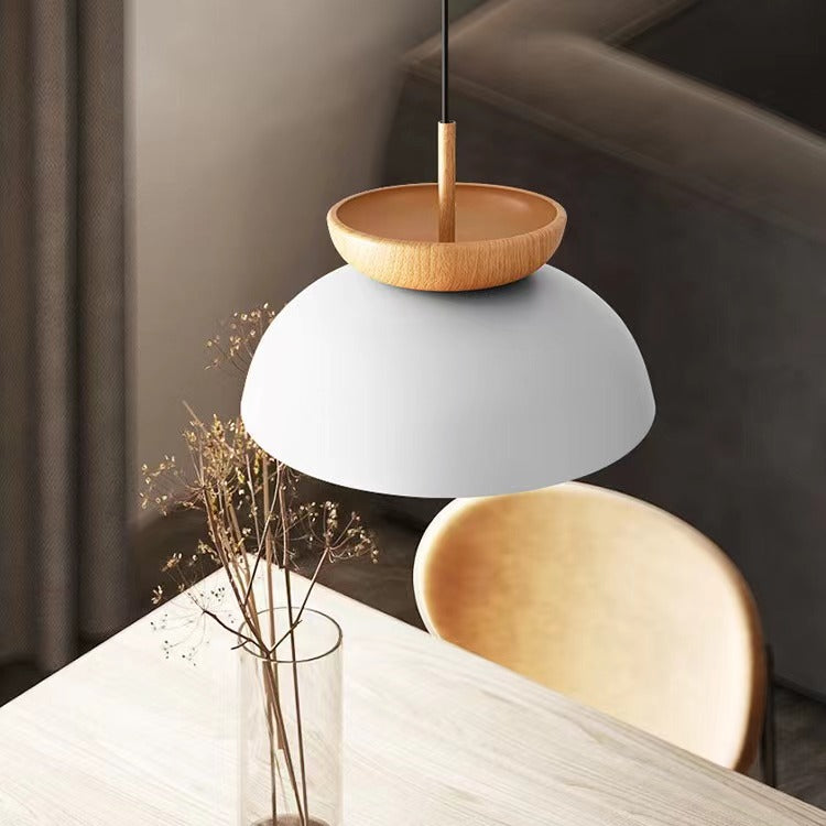 Modern Bowl Shaped Metal Pendant Light