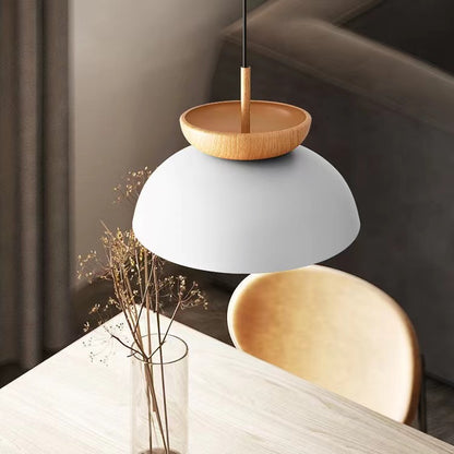 Modern Bowl Shaped Metal Pendant Light