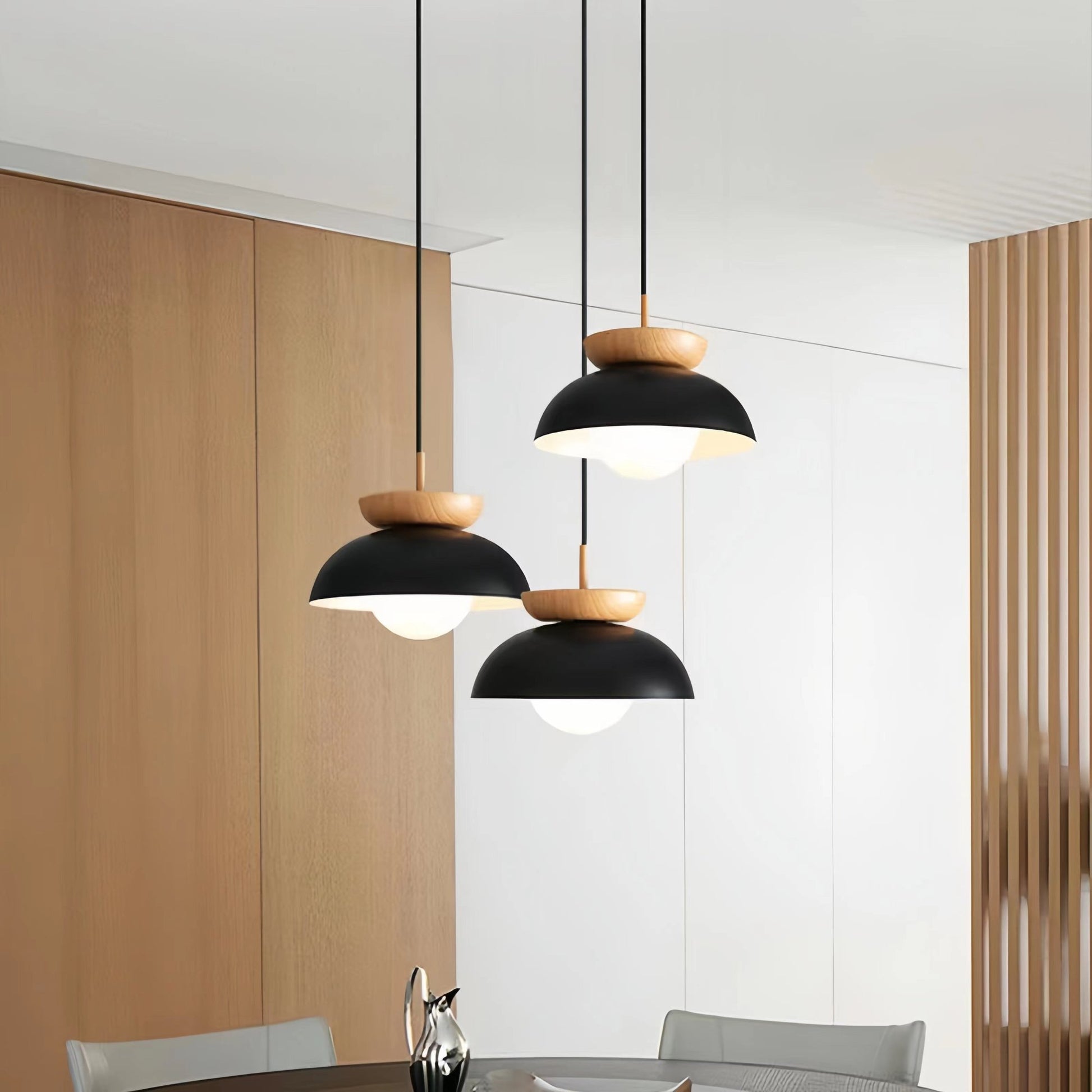 Modern Bowl Shaped Metal Pendant Light