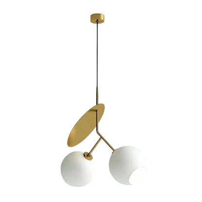 Modern Cherry Art Deco Glass Pendant Light