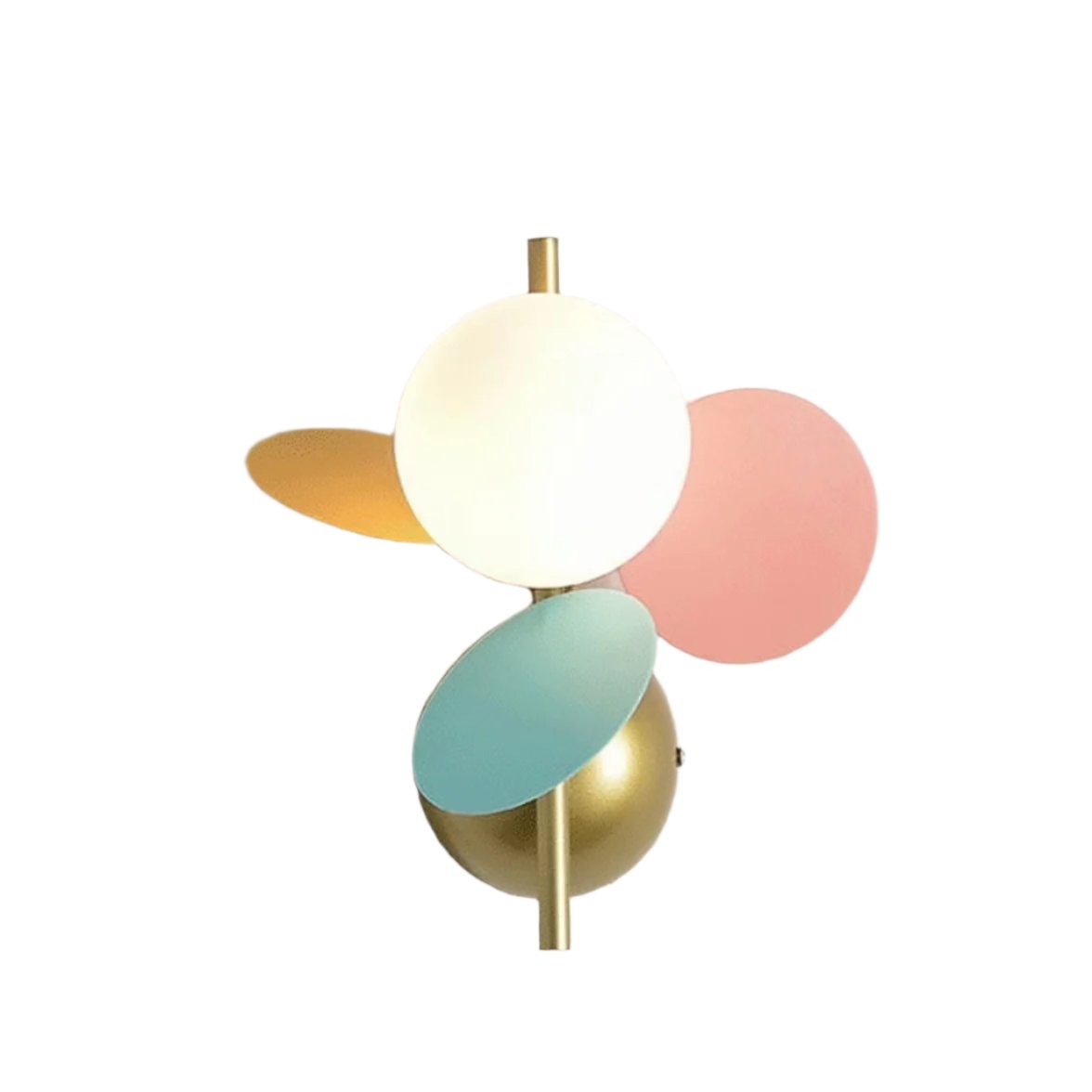 Modern Colorful Art Deco Bedside Wall Light