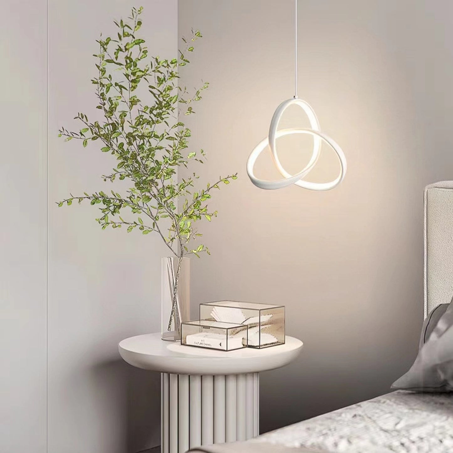 Modern Creative Ring Metal Pendant Lamp