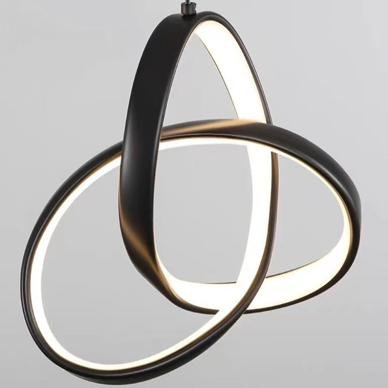 Modern Creative Ring Metal Pendant Lamp