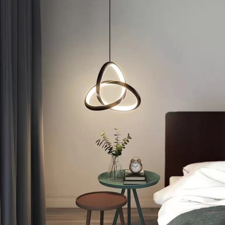 Modern Creative Ring Metal Pendant Lamp