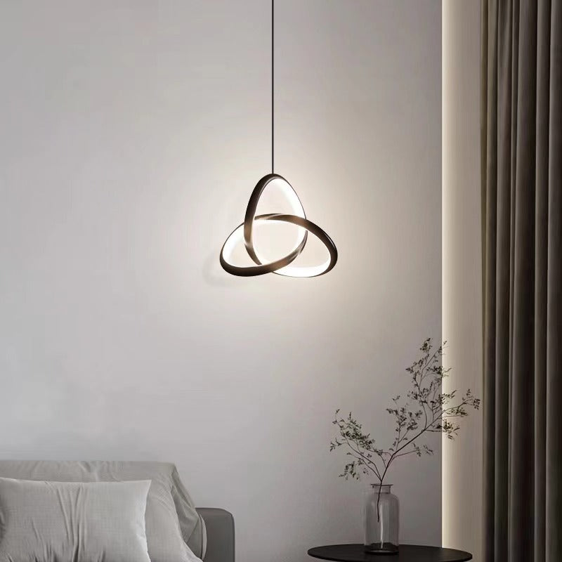 Modern Creative Ring Metal Pendant Lamp