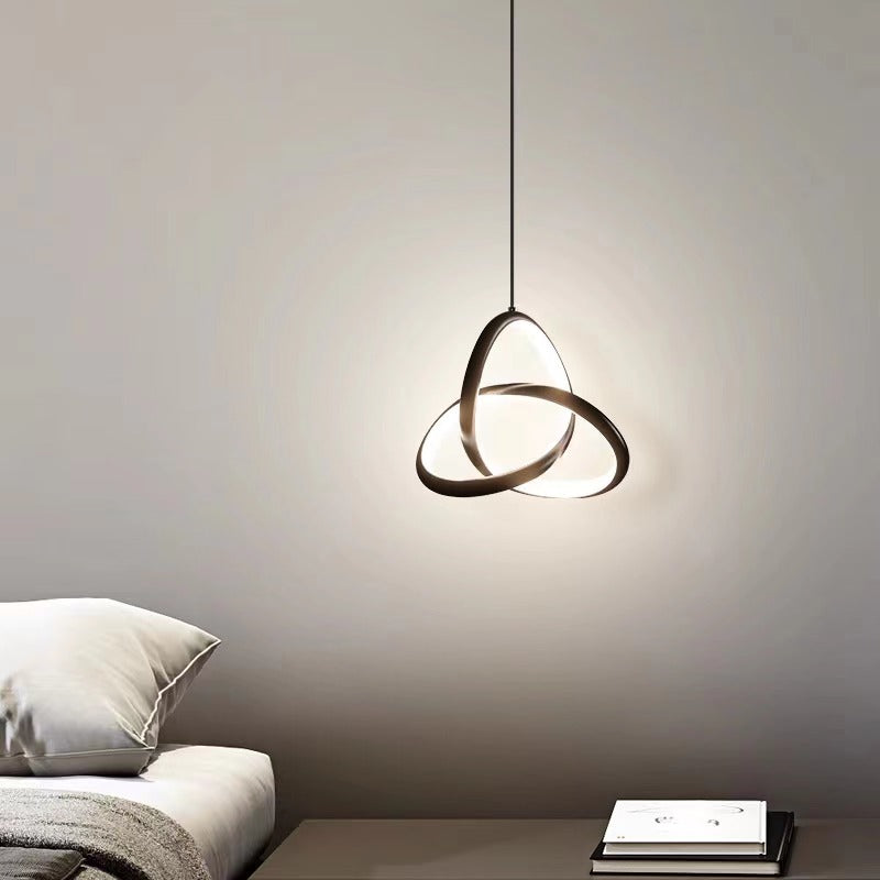 Modern Creative Ring Metal Pendant Lamp