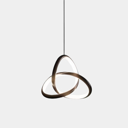 Modern Creative Ring Metal Pendant Lamp