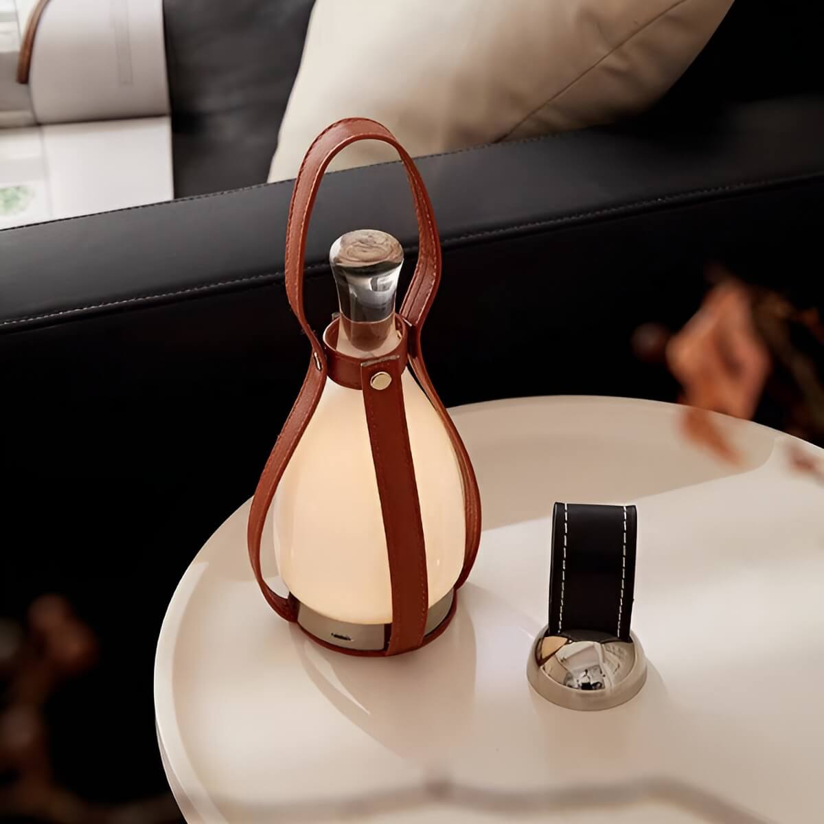 Modern Decorative Bottle Shaped LED Battery Operated Bedside Lamp