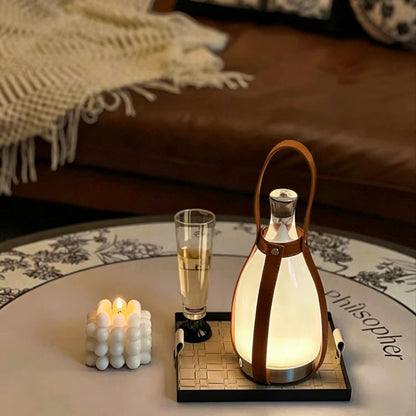 Modern Decorative Bottle Shaped LED Battery Operated Bedside Lamp