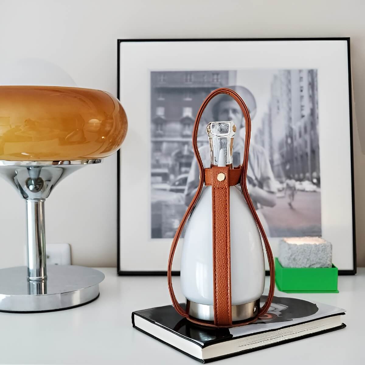 Modern Decorative Bottle Shaped LED Battery Operated Bedside Lamp