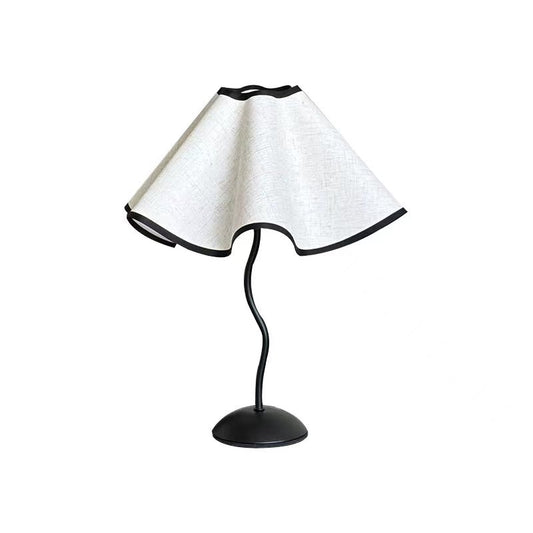 Modern Fabric Art Deco Bedside Table Lamp