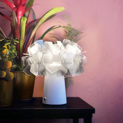 Modern Flower Art Deco Rechargeable Table Lamp