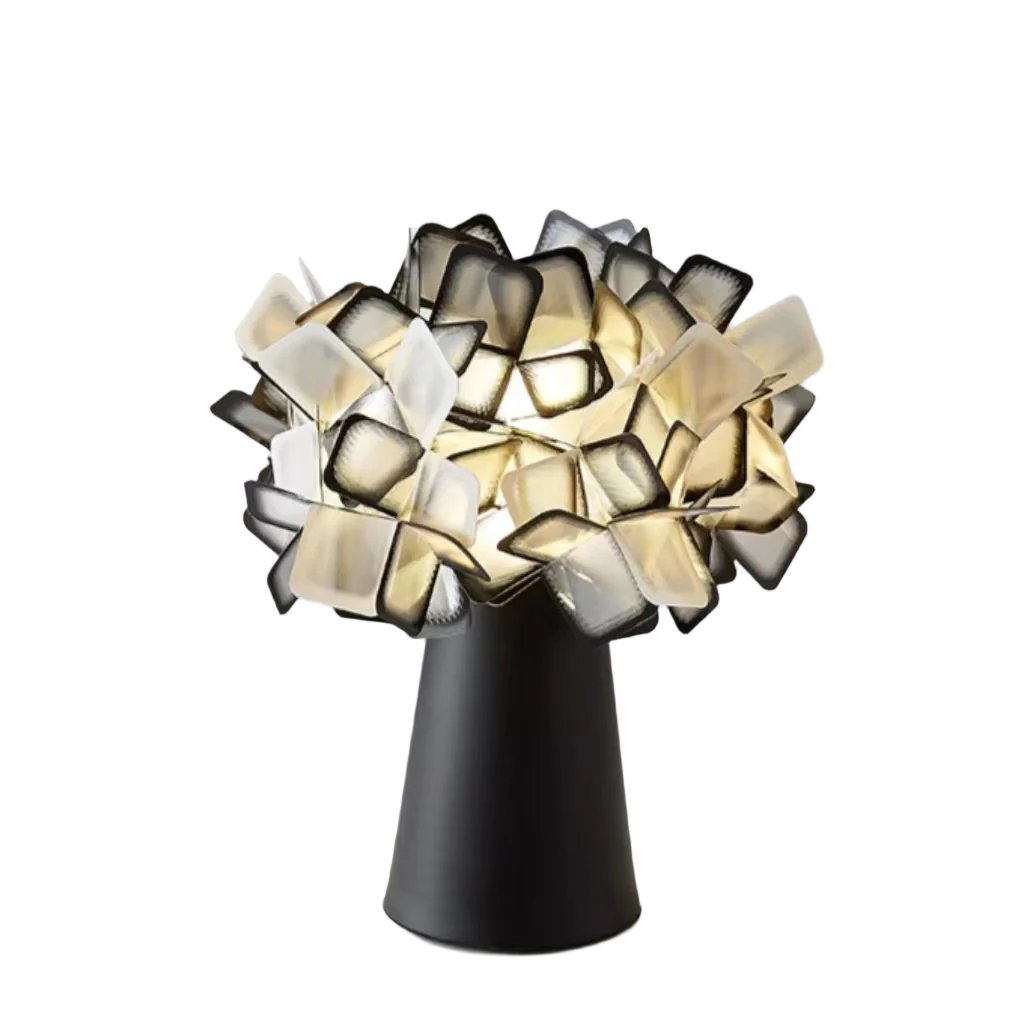 Modern Flower Art Deco Rechargeable Table Lamp