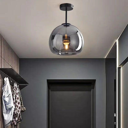 Modern Globe Glass Ceiling Lamp