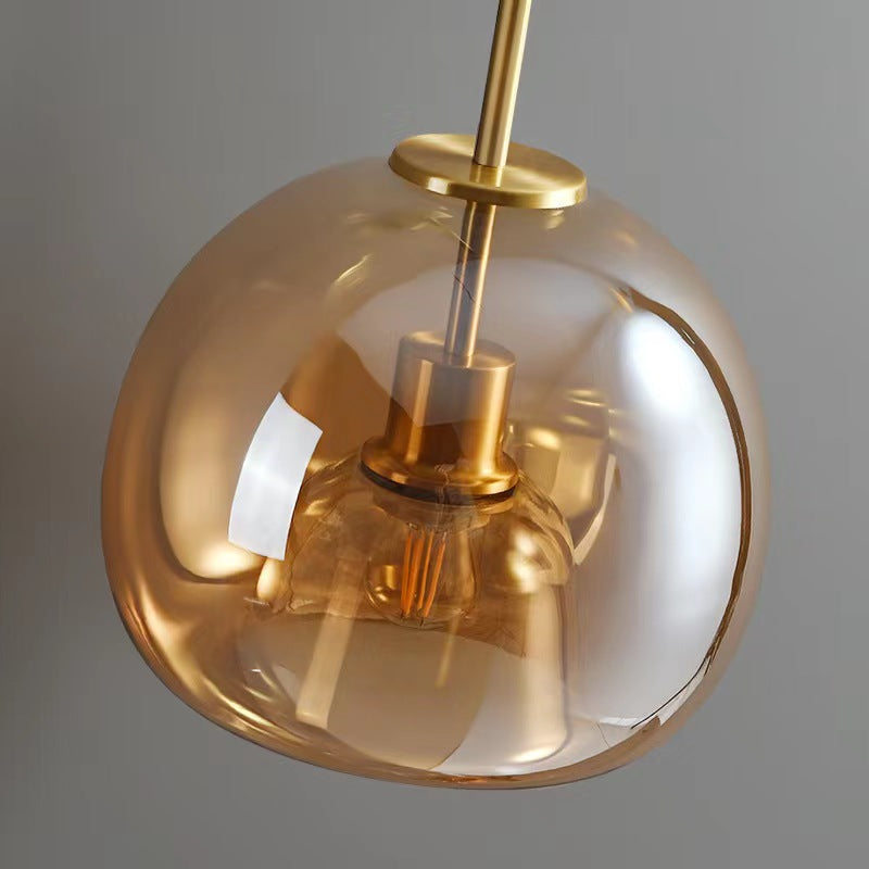 Modern Globe Glass Ceiling Lamp