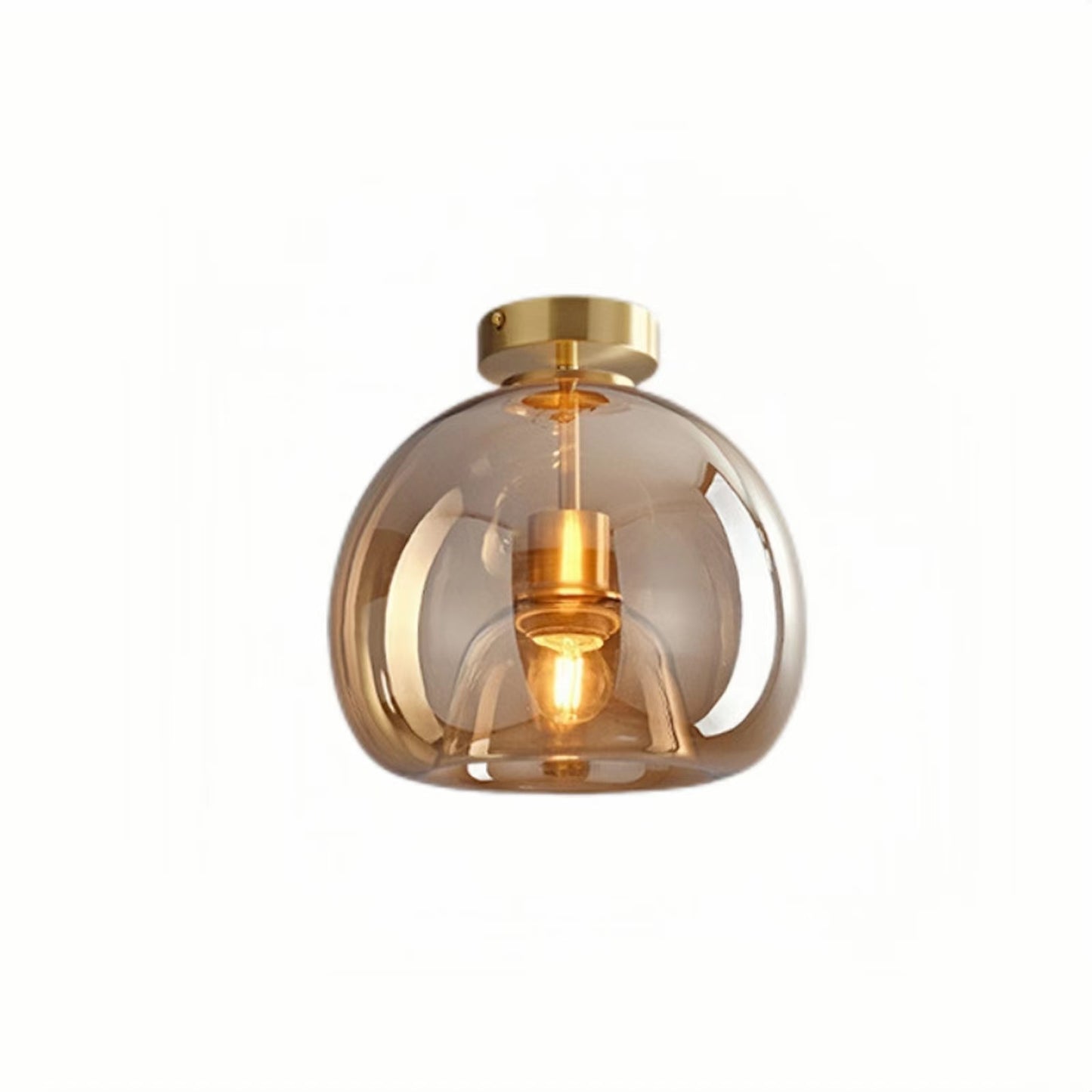 Modern Globe Glass Ceiling Lamp