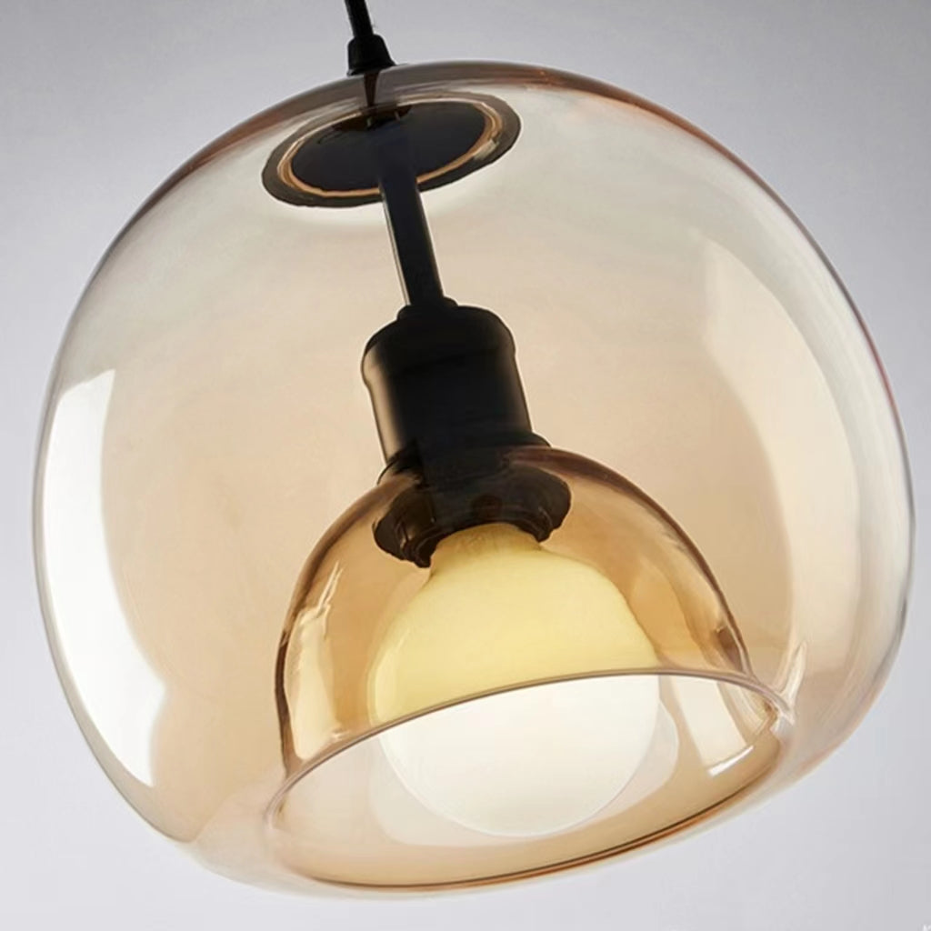 Modern Glass Globe Pendant Lamp