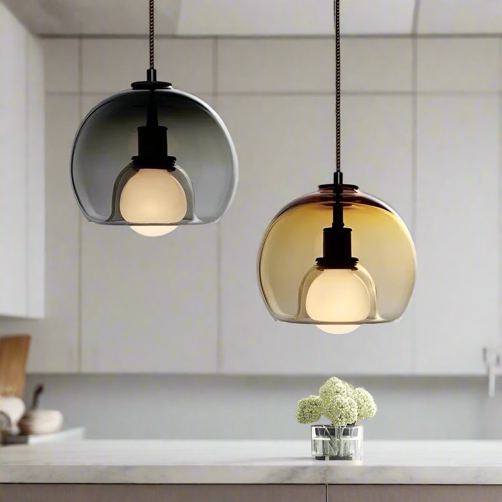 Modern Glass Globe Pendant Lamp