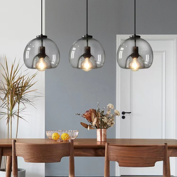 Modern Glass Globe Pendant Lamp