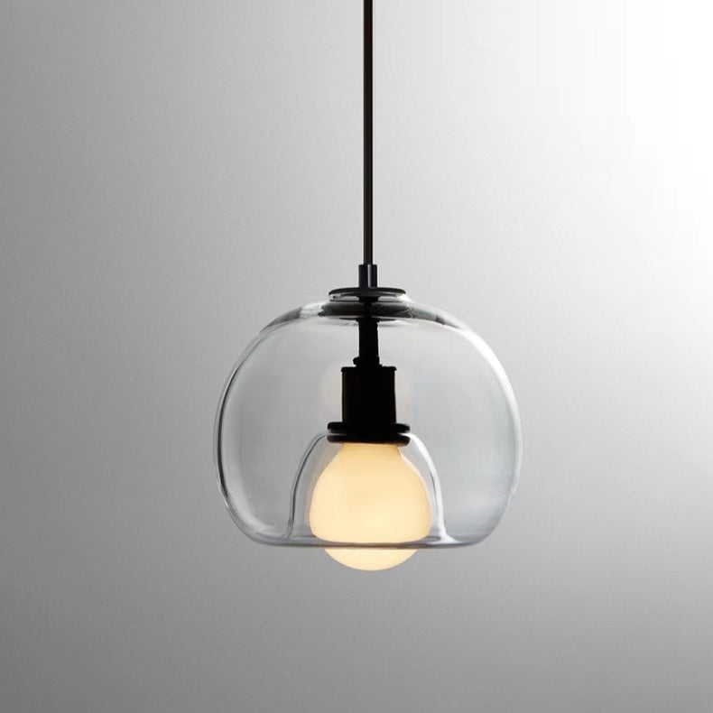 Modern Glass Globe Pendant Lamp